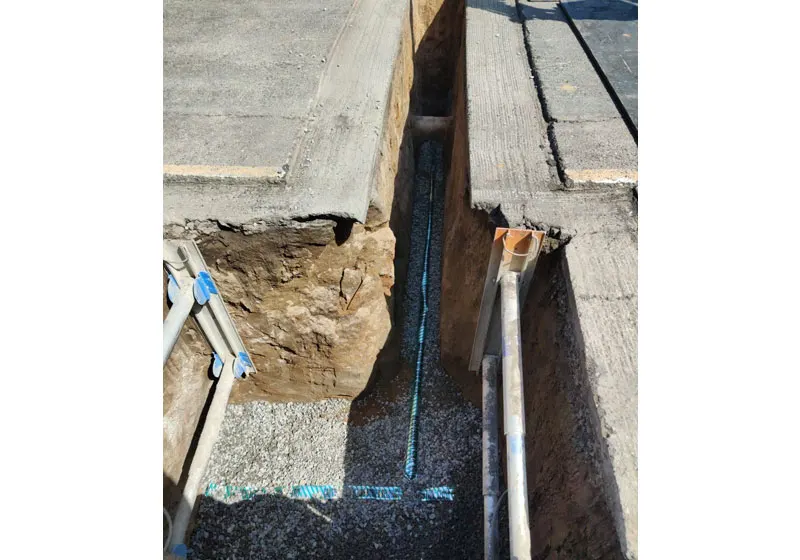 Residential Trenching for Sewer Lateral Repair