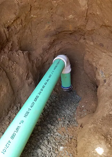 Residential Sewer Line Installation